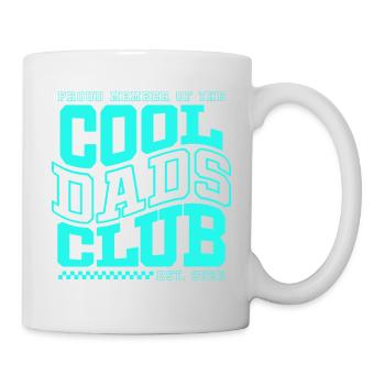 Club des papas cool - Cadeau de la fête des pères 2026 - Mug blanc - blanc - Droite
