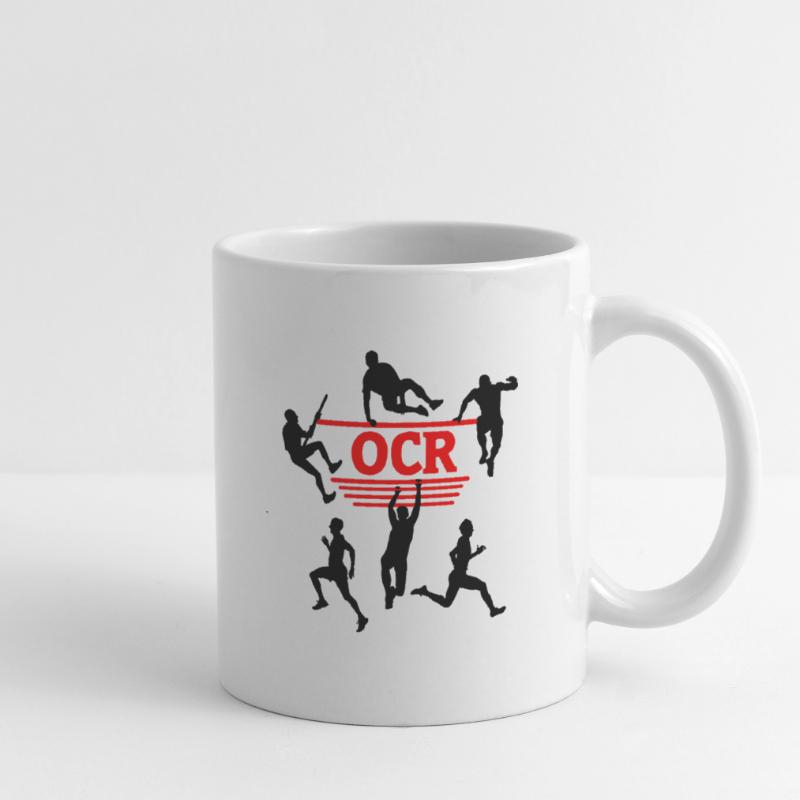 Puissance OCR – Conception de courses d’obstacles Mug blanc