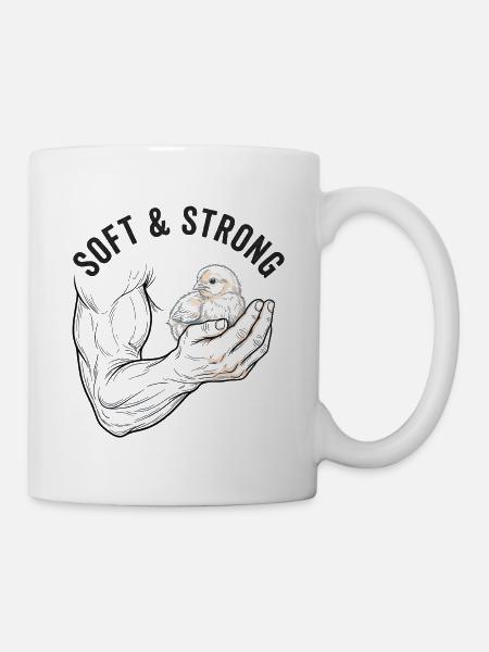 Stark und Sanft - Tasse - Weiß