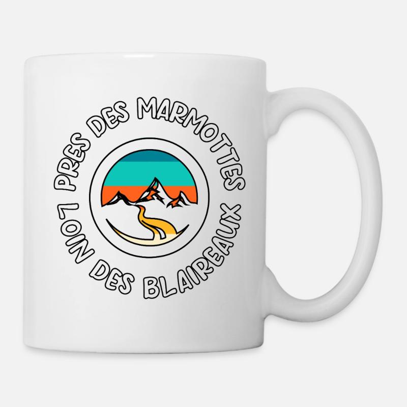 Marche des Marmottes Monts - Mug blanc - blanc