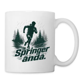 Running Hiver Suède - Springer Ändå Motivation - Mug blanc - blanc - Droite