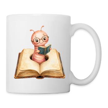 Bookworm - Mug - white - Right