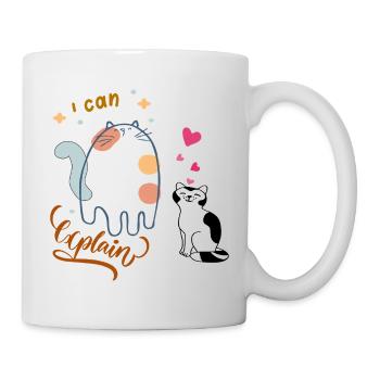 Ich kann erklären  - Tasse - Weiß - Rechts
