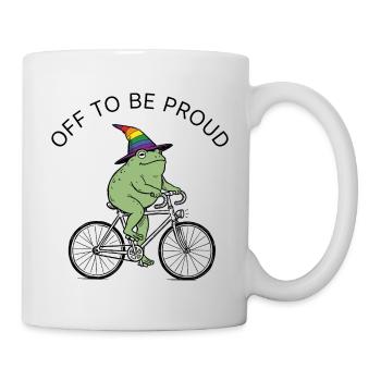 Pride Month LGBT – Auf dem Weg zum Stolzen - Tasse - Weiß - Rechts