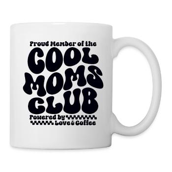 Cadeau des mamans pour la fête des mères - Club des mamans cool - Mug blanc - blanc - Droite