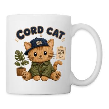 Cord Cat Cuddly Cat Cozy Days - Mug - white - Right