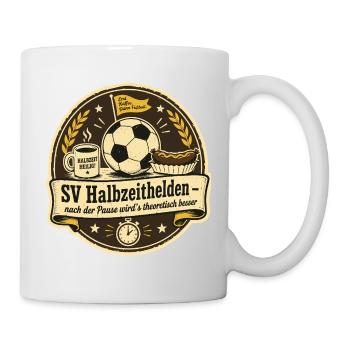 SV Halbzeithelden - Tasse - Weiß - Rechts