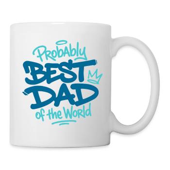 Bester Vater der Welt - Tasse - Weiß - Rechts