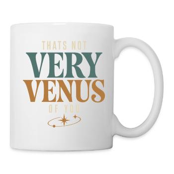 Venus sign Venus astrology - Mug - white - Right