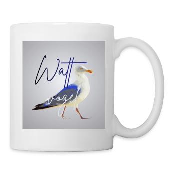 Wattvogel_3 - Mug blanc - blanc - Droite