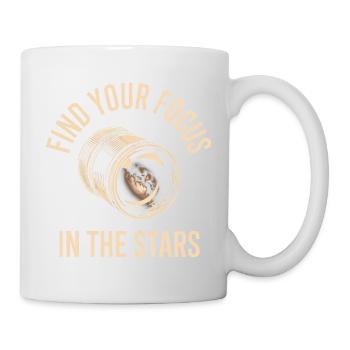 Trouvez votre attention dans les étoiles - Mug blanc - blanc - Droite