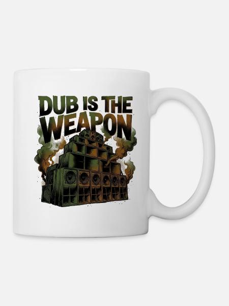 Reggae Dub Is The Weapon - Tasse - Weiß