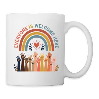 LBGTQ Safe Space Pride Month Aufkleber – Safe Space - Tasse - Weiß - Rechts
