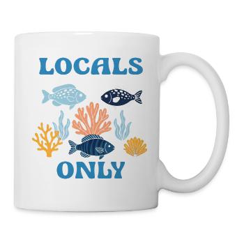 Dire que les locaux ne sont que la mode d’été - Mug blanc - blanc - Droite
