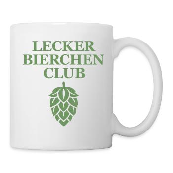 Lecker Bierchen Club - Lecker Bierchen - Bier - Tasse - Weiß - Rechts