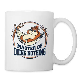 Master Of Doing Nothing Hamster - Mug - white - Right