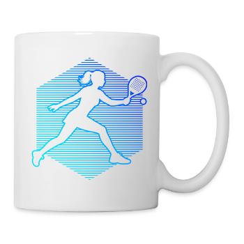 Padel Accessories Gift for Padel for Beginners Fans - Mug - white - Right