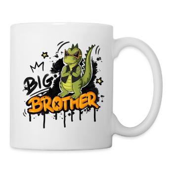 Dino Großer Bruder Style - Tasse - Weiß - Rechts