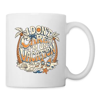 On Vacation - Tasse - Weiß - Rechts