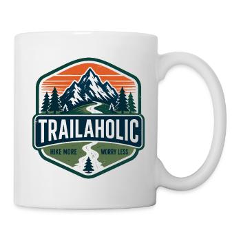 Ein bisschen mehr, weniger Sorge - Tasse - Weiß - Rechts