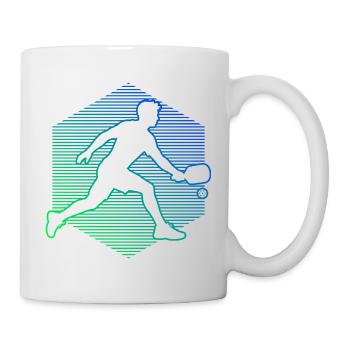 Pickleball athlete Geschenkidee für den Geburtstag - Tasse - Weiß - Rechts