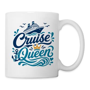 Motif de la Reine de Croisière - Mug blanc - blanc - Droite