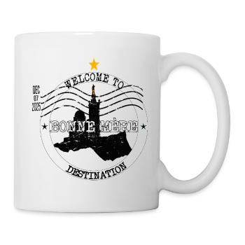 Ziel Bonne Mère Marseille - Tasse - Weiß - Rechts