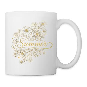 Golden Flower Summer - Mug - white - Right