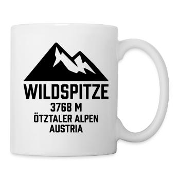 Wildspitze Öztaler Alpen - Tasse - Weiß - Rechts