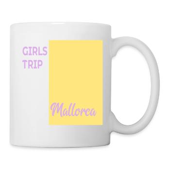 Mädchen Mallorca - Tasse - Weiß - Rechts