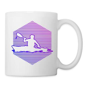 Whitewater Kayak Gift for a Whitewater Rafting Driver - Mug - white - Right