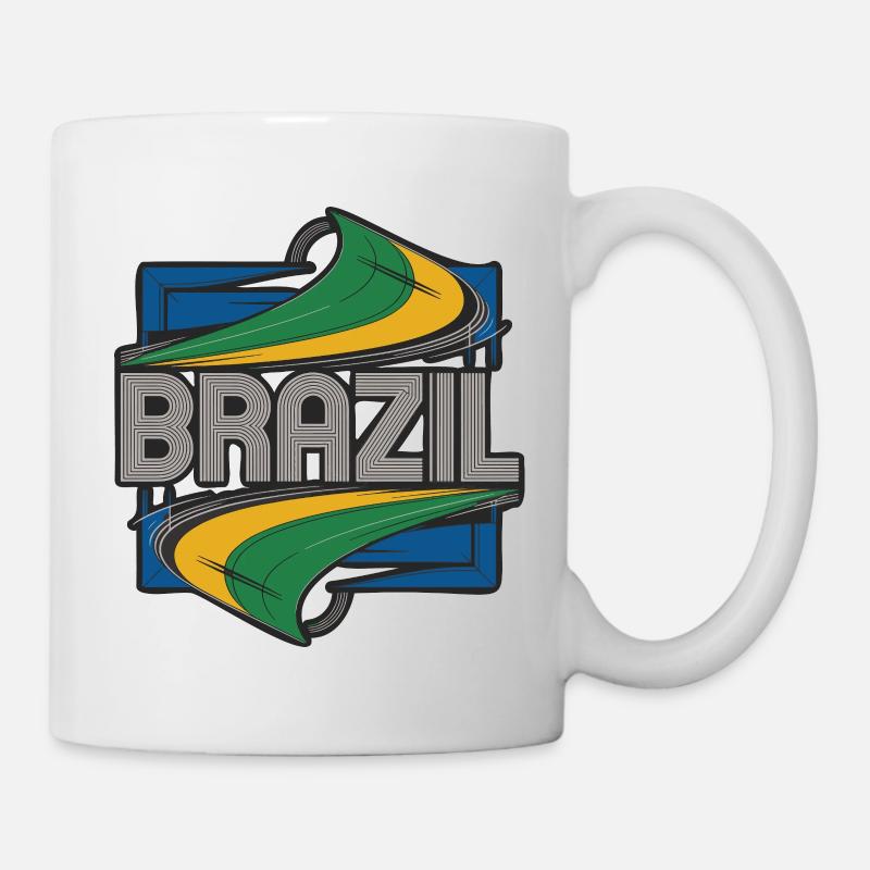 Brésil - Mug blanc - blanc
