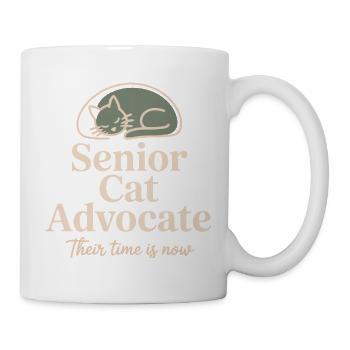 Tee de l’avocat senior des chats - Mug blanc - blanc - Droite