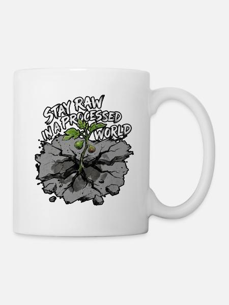 Natürlich Leben - Tasse - Weiß