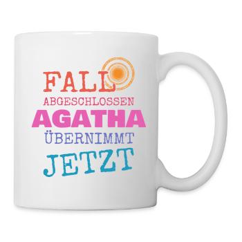 Fall Abgeschlossen – Agatha Übernimmt - Tasse - Weiß - Rechts