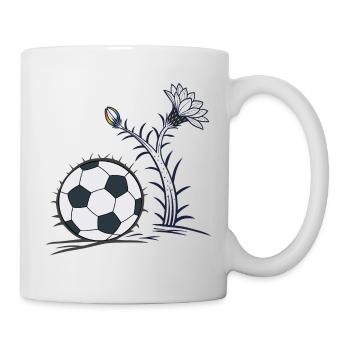 Football as a cactus - Mug - white - Right