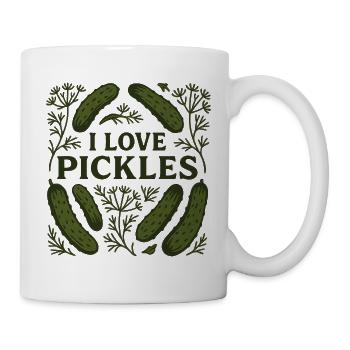 I Love Pickles - Mug - white - Right