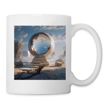 District portal on Steinweg - Mug - white - Right
