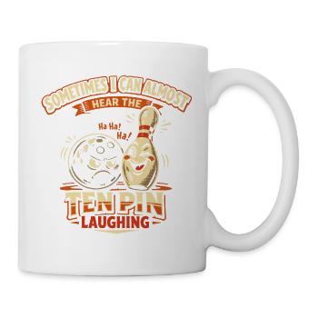 Bowling-Humor Sport-Strike-Spieler Lustiges Geschenk - Tasse - Weiß - Rechts