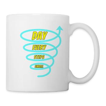 Petits pas - Mug blanc - blanc - Droite
