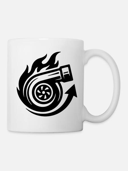 Turbo Boost Tuning - Tasse - Weiß