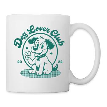 Dog Lover Club Cute Puppy Design - Mug - white - Right
