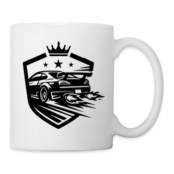 Car Racing Car - Mug - white - Right