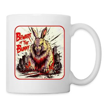 Horror Hase Fun - Tasse - Weiß - Rechts