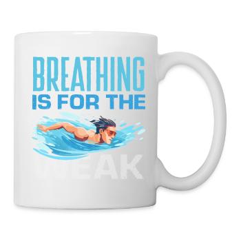 Lustige Schwimmer Sprüche & Schwimmverein Design - Tasse - Weiß - Rechts
