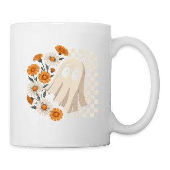 Geist unter Blumen - Tasse - Weiß - Rechts