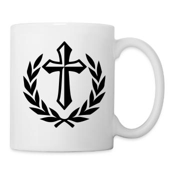 Cross symbol - Mug - white - Right