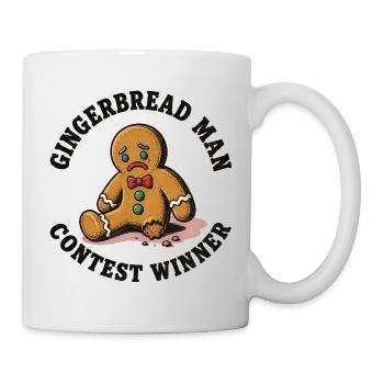 Lauréat du concours Gingerbread Man, Funny B - Mug blanc - blanc - Droite