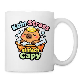Kein Stress Einfach Cappy - Tasse - Weiß - Rechts