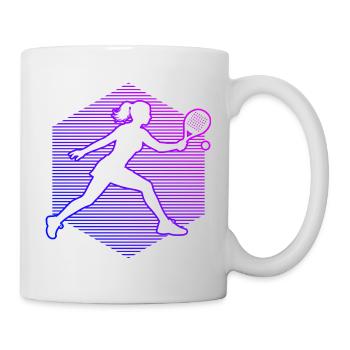 Padel Accessories Design for Padel Learning to Play Fans - Mug - white - Right